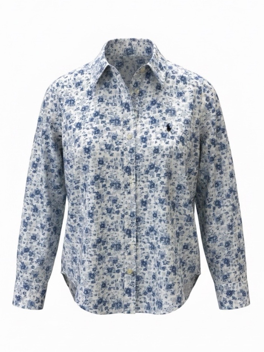 Polo Ralph Lauren | Blue and White Floral Print Button Down